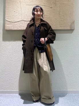 「アイテム（その他アウター）」を使った、たなか☀︎さん（レディース・145cm）の秋コーディネート