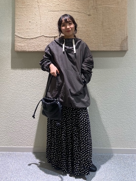 「アイテム（Tシャツ/カットソー）」を使った、たなか☀︎さん（レディース・145cm）の秋コーディネート