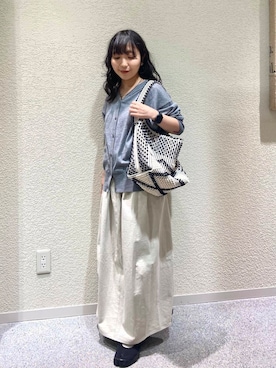 「アイテム（カーディガン/ボレロ）」を使った、たなか☀︎さん（レディース・145cm）の夏コーディネート