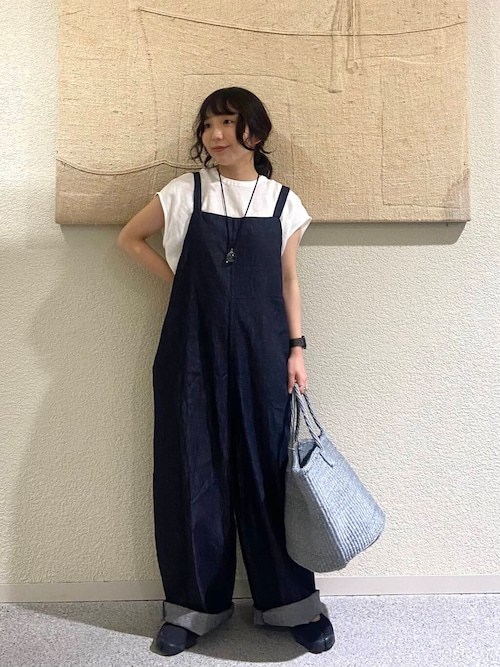 リネンフレンチクルーネック