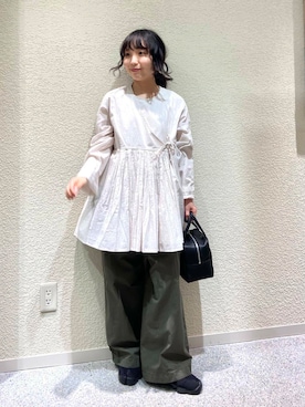 「アイテム（トートバッグ）」を使った、たなか☀︎さん（レディース・145cm）の夏コーディネート