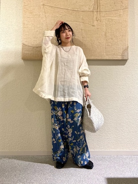 「かぐれ（カグレ）のアイテム（バッグ）」を使った、たなか☀︎さん（レディース・145cm）の春コーディネート