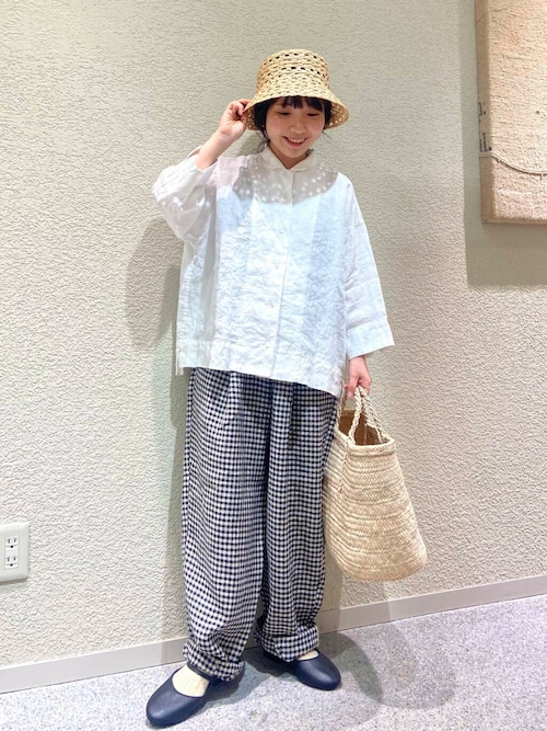 クロップドチェックパンツ（その他パンツ）｜かぐれ（カグレ）の