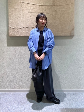 「かぐれ（カグレ）のアイテム（デニムパンツ）」を使った、たなか☀︎さん（レディース・145cm）の秋コーディネート