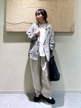 「アイテム（その他アウター）」を使った、たなか☀︎さん（レディース・145cm）の秋コーディネート