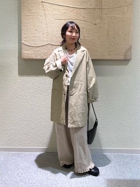 「かぐれ（カグレ）のアイテム（Tシャツ/カットソー）」を使った、たなか☀︎さん（レディース・145cm）の秋コーディネート