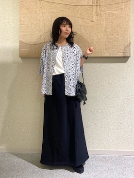 「アイテム（カーディガン/ボレロ）」を使った、たなか☀︎さん（レディース・145cm）の夏コーディネート