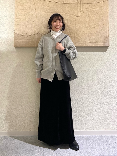コットンウールテレコタートルカットソー（Tシャツ/カットソー）｜か