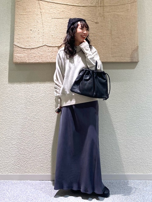 2サイズ展開』ハイカウントキュプラスカート（スカート）｜かぐれ