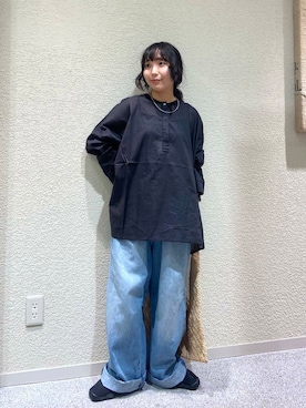 「アイテム（デニムパンツ）」を使った、たなか☀︎さん（レディース・145cm）の夏コーディネート