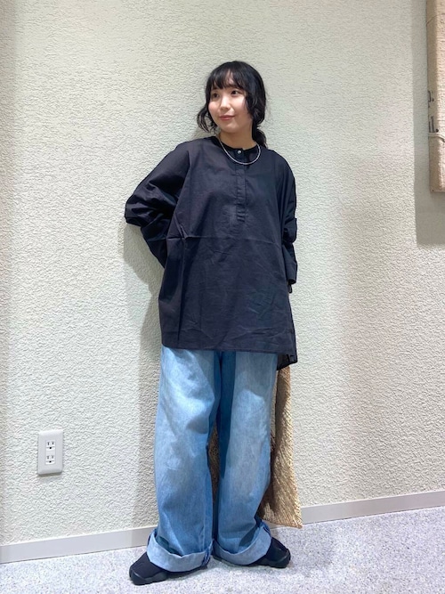 フェードデニムイージーパンツ（デニムパンツ）｜かぐれ（カグレ