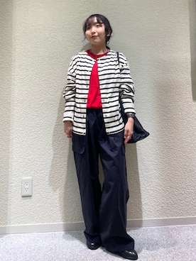 「アイテム（カーディガン/ボレロ）」を使った、たなか☀︎さん（レディース・145cm）の秋コーディネート