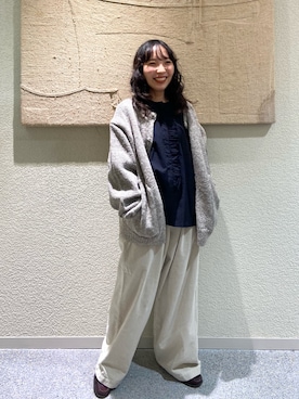 「アイテム（シャツ/ブラウス）」を使った、たなか☀︎さん（レディース・145cm）の秋コーディネート