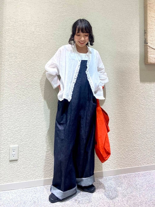 デニムイージーサロペット