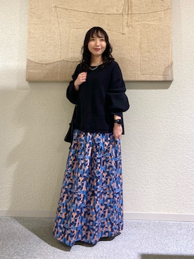 「かぐれ（カグレ）のアイテム」を使った、たなか☀︎さん（レディース・145cm）の春コーディネート