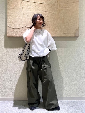 「アイテム（シャツ/ブラウス）」を使った、たなか☀︎さん（レディース・145cm）の夏コーディネート