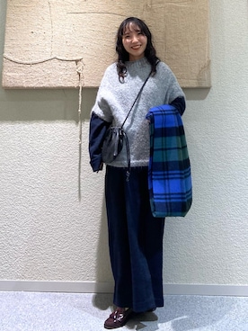 「アイテム（ワンピース/ドレス）」を使った、たなか☀︎さん（レディース・145cm）の冬コーディネート