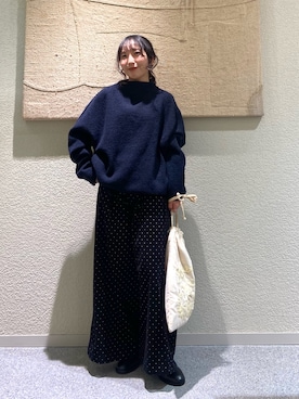 「アイテム（トップス）」を使った、たなか☀︎さん（レディース・145cm）の冬コーディネート