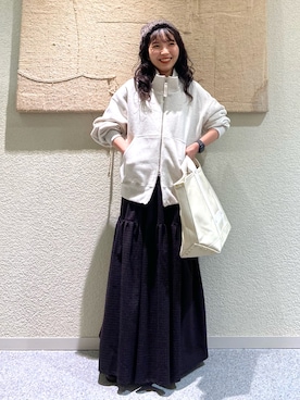 「アイテム（トートバッグ）」を使った、たなか☀︎さん（レディース・145cm）の冬コーディネート