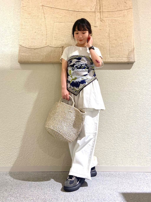 ウエストギャザーフレンチプルオーバー