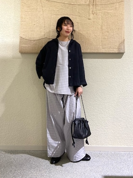 「かぐれ（カグレ）のアイテム（バッグ）」を使った、たなか☀︎さん（レディース・145cm）の春コーディネート