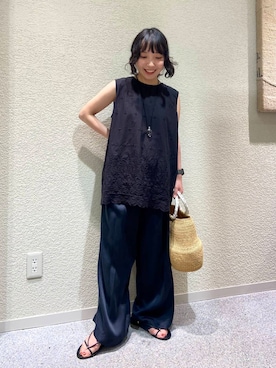 「アイテム（パンツ）」を使った、たなか☀︎さん（レディース・145cm）の夏コーディネート