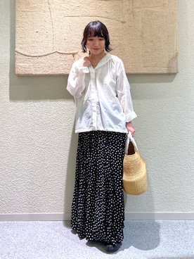 「アイテム（スカート）」を使った、たなか☀︎さん（レディース・145cm）の夏コーディネート