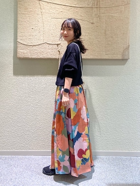 「アイテム（スカート）」を使った、たなか☀︎さん（レディース・145cm）の夏コーディネート