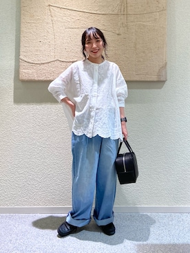 「かぐれ（カグレ）のアイテム（バッグ）」を使った、たなか☀︎さん（レディース・145cm）の春コーディネート