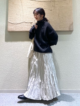 「アイテム（スカート）」を使った、たなか☀︎さん（レディース・145cm）の冬コーディネート