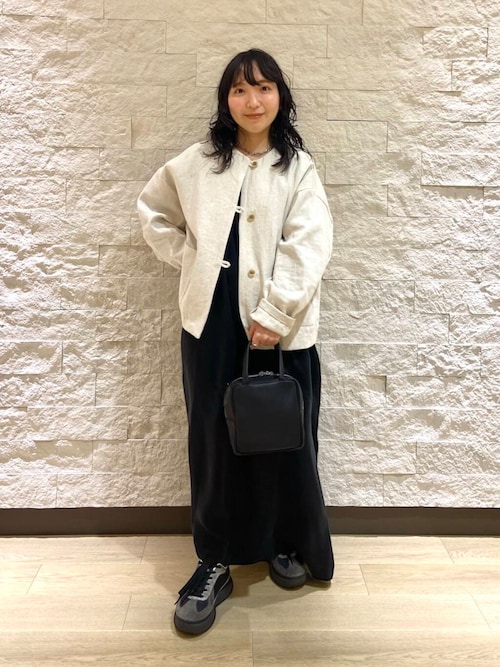 かぐれガーゼロングチュニックブラック