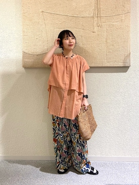 「かぐれ（カグレ）のアイテム」を使った、たなか☀︎さん（レディース・145cm）の夏コーディネート