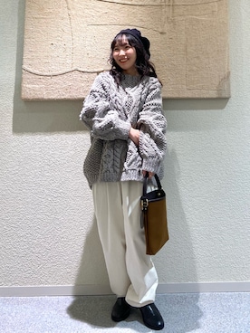 「アイテム（バッグ）」を使った、たなか☀︎さん（レディース・145cm）の秋コーディネート