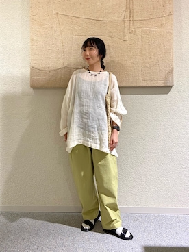 「かぐれ（カグレ）のアイテム」を使った、たなか☀︎さん（レディース・145cm）の夏コーディネート