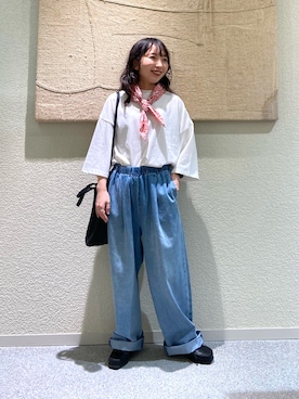 「かぐれ（カグレ）のアイテム（バッグ）」を使った、たなか☀︎さん（レディース・145cm）の春コーディネート