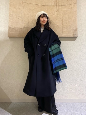 「冬の注目アウター」｜たなか☀︎さん（レディース・145cm）の秋コーディネート