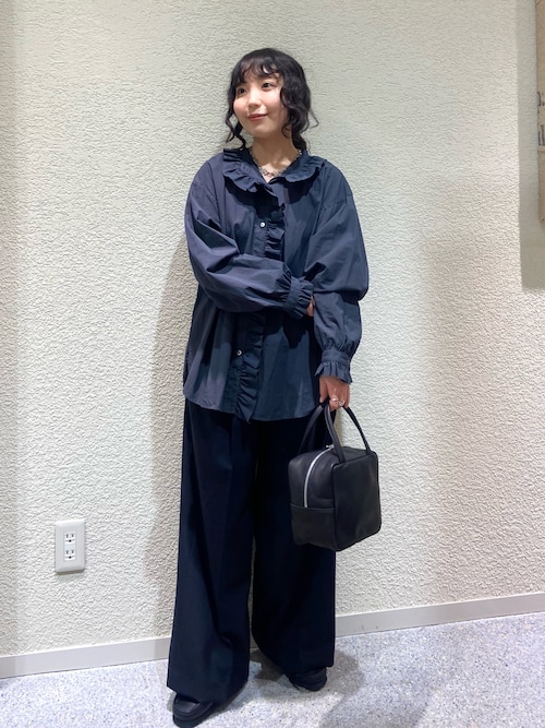 Ruffle collar shirt（シャツ/ブラウス）｜かぐれ（カグレ）の