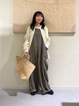 「かぐれ（カグレ）のアイテム」を使った、たなか☀︎さん（レディース・145cm）の春コーディネート