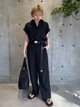 「MANUELA（マヌエラ）のアイテム」を使った、AYUMIさん（レディース・158cm）の春コーディネート