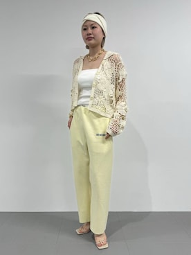 「Chaos（カオス）のアイテム（サンダル）」を使った、AYUMIさん（レディース・158cm）の冬コーディネート