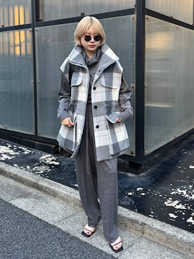「アイテム（その他アウター）」を使った、AYUMIさん（レディース・159cm・20代）の夏コーディネート