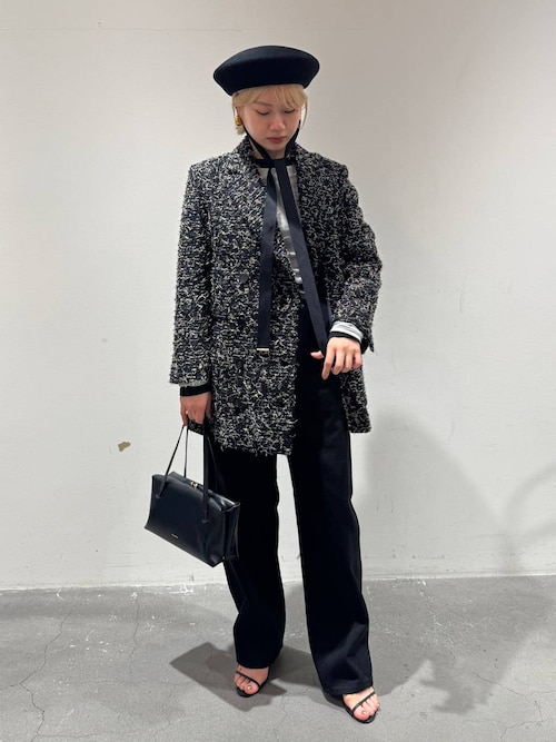 カオス　ロングコート Chaos ノーカラーコート コート Chaos(カオス)/金子綾さん