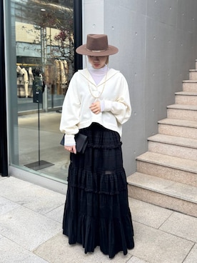 「アイテム（その他トップス）」を使った、AYUMIさん（レディース・159cm・20代）の秋コーディネート