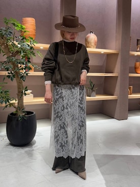 「アイテム（その他トップス）」を使った、AYUMIさん（レディース・159cm・20代）の秋コーディネート