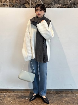 「Chaos（カオス）のアイテム」を使った、AYUMIさん（レディース・159cm）の秋コーディネート