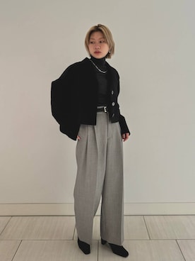 AYUMIさん（レディース・158cm）の冬コーディネート