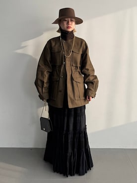 AYUMIさん（レディース・159cm）の秋コーディネート