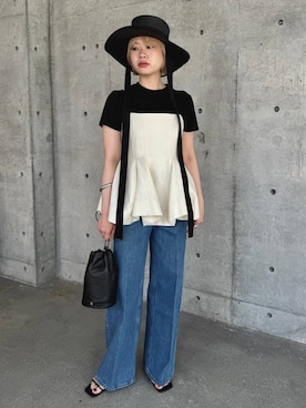 AYUMIさん（レディース・159cm）の夏コーディネート