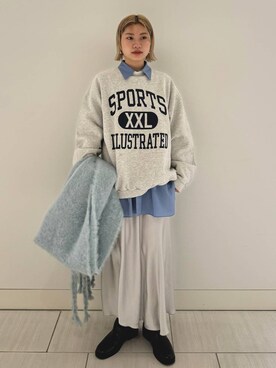 「Chaos（カオス）のアイテム（ブーツ）」を使った、AYUMIさん（レディース・158cm）の秋コーディネート
