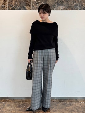 「Chaos（カオス）のアイテム」を使った、AYUMIさん（レディース・159cm）の秋コーディネート